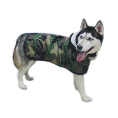 China High Quality Viable Hot Selling Pet Dog Clothes Camouflage Pattern Waterproof Pet Clothes Large Dog Jackets for sale