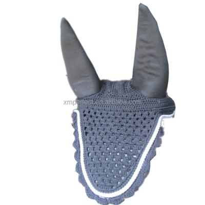 China Soft and Comfortable Silent Silent Ear Net Fly Horse Riding Hood for sale