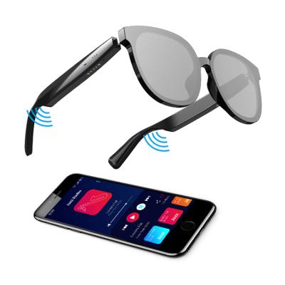 China TWS (True Wireless Stereo) 2021 newest fashion sunglass with replaceable smart glass frame earphone BT5.0 earphone sunglass for sale