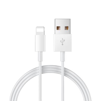 China USB Fast Charging Cable 1m Adapter Phone Fast Charging USB Charger One Type Male To 8 Pin Male USB Data Cable For iPhone for sale