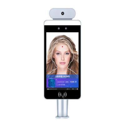 China Android Shenzhen Face Recognition Smart Door Lock 8 Inch Face Recognition Temperature Sensing for sale