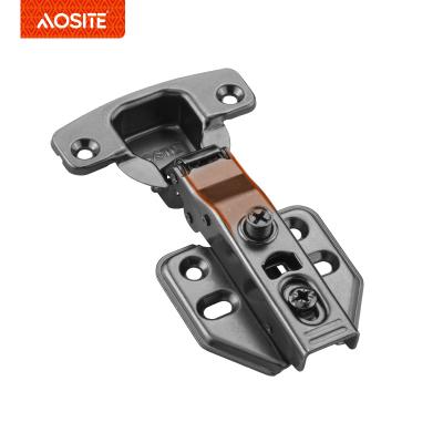 China Two Way Inseparable Hydraulic Damping Door Hardware Hinge Modern Black AQ86 Finish Hinge for sale