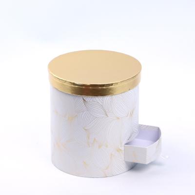 China Recyclable Cardboard Newspaper Distribution Tour Tube Gift Box Flower Box With Drawer for sale