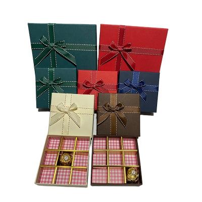 China Handmade Fancy Chocolate Wrapping Boxes Empty Chocolate Gift Boxes for sale