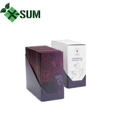 China Recycled Materials Eco Friendly Custom Printing Biodegradable Tea Packaging Box for sale