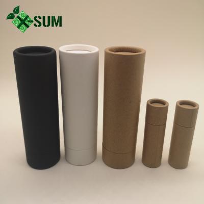 China Food Grade Biodegradable Biodegradable Cardboard Tubes Packaging Coarse Lip Tubes for sale