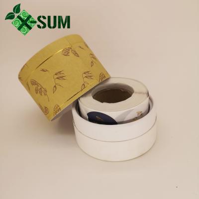 China Recyclable Custom Blank Black Brown Cardboard Printing Biodegradable Paper Tube for sale