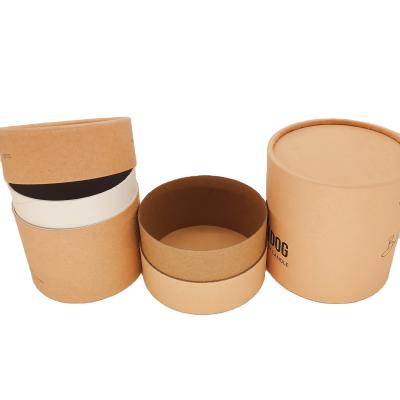 China 100% Recycled Kraft Cardboard Recyclable Custom Printing Round Paper Tube Packaging for sale