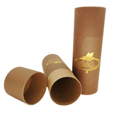 China Recyclable Recycle Biodegradable Kraft Paper Cardboard Custom Paper Tube Box for sale