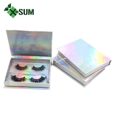 China Recycled Materials Magnetic Closure Luxury Eye Lash Boxes Package Lash Packaging Box for sale