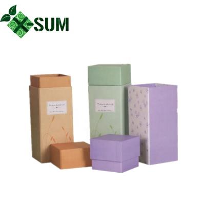 China Recycled Biodegradable Materials Luxury Gift Packaging Cardboard Square Paper Tube for sale