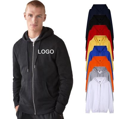 China Anti-wrinkle Men's 100% Cotton Long Sleeve Streetwear Fashion Jacket Hoodies for sale