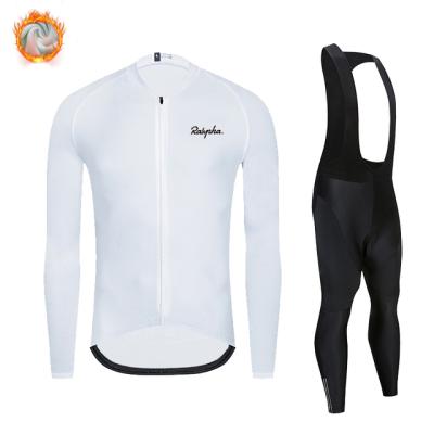 China Thermal Breathable Fleece Winter Ralvpha Cycling Singlet Set 2021 Bike Suit Cycling Cycling Ropa Ciclismo Cycling Clothing for sale