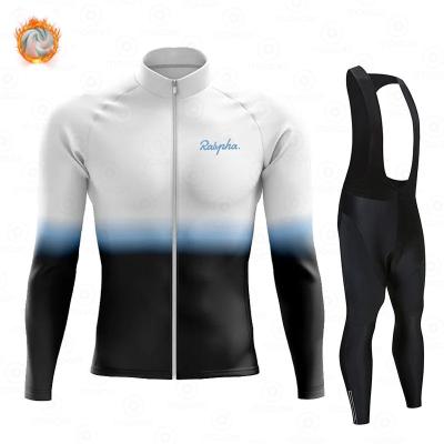 China 2021 New Ralvpha Winter Breathable Thermal Fleece Recycling Singlet Set Mens Singlet Suit Cycling Clothing MTB Bike Tank Top Kit for sale