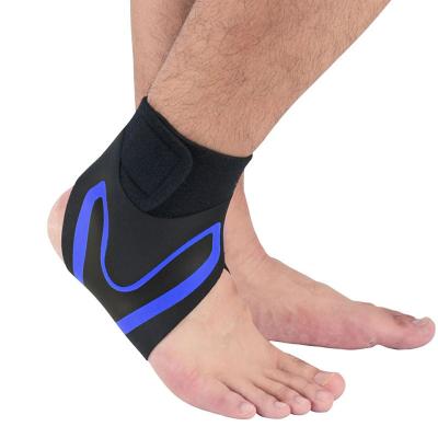 China Free Guard Brace Elasticity Breathable Elasticity Support Ankle Brace Sprain Prevention Foot Bandage Sports Fitness Bandage for sale