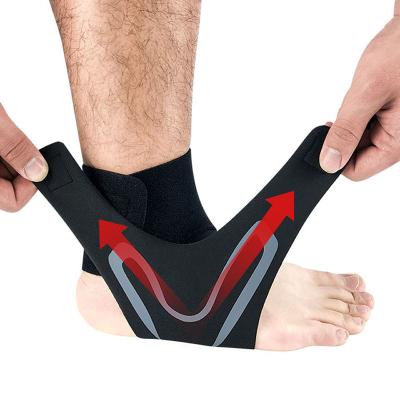 China Breathable Criss-Cross Reinforcement Straps Ankle Wraps Washable Compression Ankle Support for sale