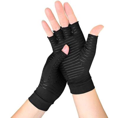 China High Quality Useful Anti-Slip Fast Delivery Compression Copper Arthritis Gloves For Cramp for sale