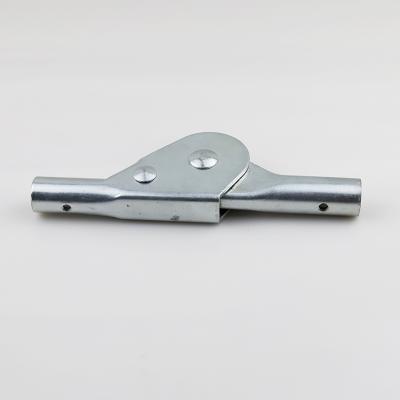 China Modern Size 21mm Diameter Large Size Customized Tube Hole Sofa Reclining Ratchet Hinge Iron Plated Zinc 5 Speed ​​180 Degree Sofa Hinge for sale