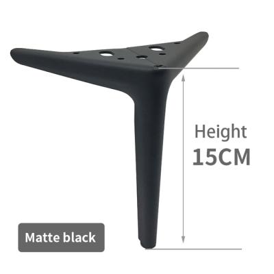 China Hot Sale Modern Black Gold Metal Sofa Legs Feet Modern Sofa Legs Furniture Cabinet Table Legs For Sofas for sale