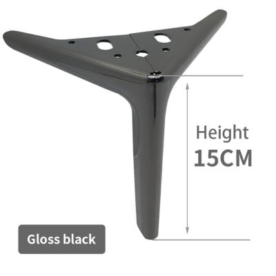 China Modern hot sale sofa hinge QF5101 with black and golden color furniture hardware sofa leg for sale