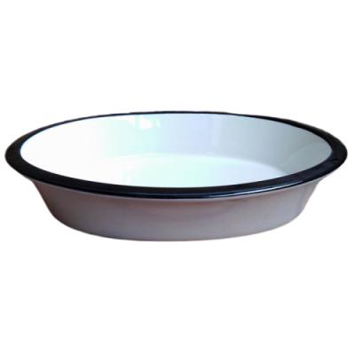 China Viable Hand Painted Black Lines Design Ceramci Kitchenware Bakeware Stoneware for sale