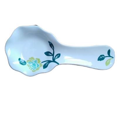 China Sustainable New Classics Traditional Ceramic Spoon Rest For Kitchen Dinnerware Set for sale