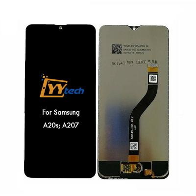 China Original YYtech Mobile Phone Pantalla LCD Touch Screen Digitizer For Samsung Galaxy A20S A207 6.5 inch LCD for sale