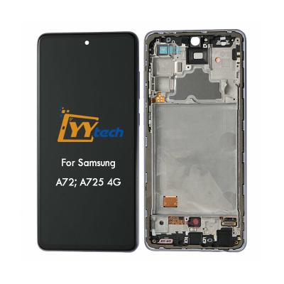 China YYtech Super Amoled For Samsung Galaxy A72 LCD Display Touch Screen Digitizer For Samsung A72 Show 6.7 inch for sale