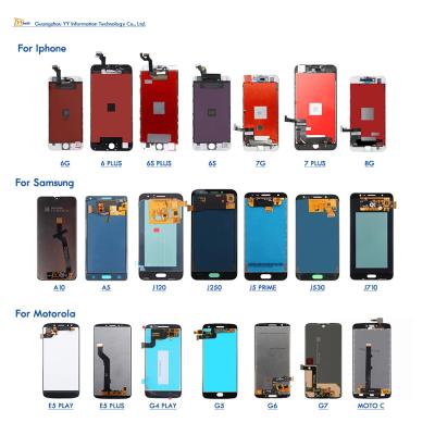 China Wholesale YYtech Mobile Phone LCD Screen Display Complete Pantalla Celulares Movil LCD Repair Faulty Screen For Iphone LCD Display Samsung for sale