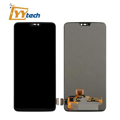 China YYtech Touch Screen Display Digitizer Accessories Parts Pantalla Mobile LCD Touch Accessories For OnePlus 6 6.28 inch LCD for sale