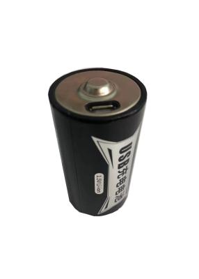 China High Stability High Capacity Micro-USB Rechargeable Lithium Battery D size zu verkaufen