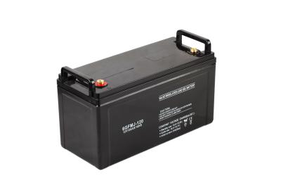 China Gemakkelijke werking Gel Deep Cycle Battery, 12V120AH VRLA Gel Battery Low Self Discharge Rate Te koop