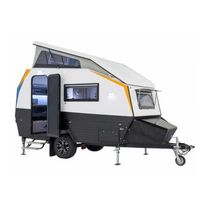 China ECOCAMPOR Travel Small Off Road Expanding Trailer Roof Top Camper Trailer Caravan for sale