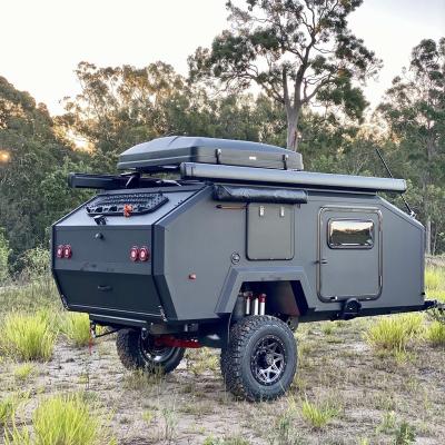 China Best Travel Trailer Mini Camping Trailer Off Road Camping Trailer With Sleeping Area Inside for sale