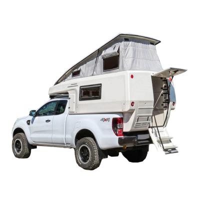 China 2022 Travel Trailer Slide In Slide On Truck Bed Pop Up Truck Camper With Bathroom And Toilet For Sale for sale