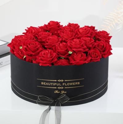 China Recyclable 99 Sets Flower Two Box Embrace Silk Bucket Mounted Gift Flower Box for sale