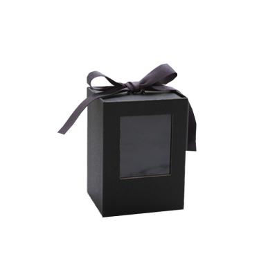 China Square Recyclable Small Window Drawer Gift Box Perfume Box Birthday Gift Box for sale