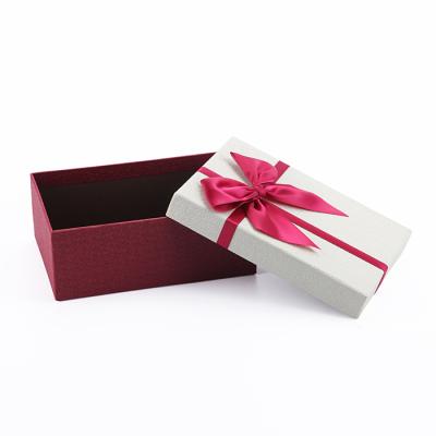 China Hot Sale Recyclable Christmas Surprise Customized Size Paper Cosmetic Box With Ribbon Butterfly Luxury for sale