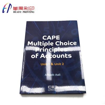 China Customized durable china print manual printing thick softcover book on demand for sale