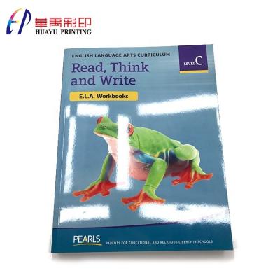 China Durable color printing cheap manual softcover book printing china on demand for sale