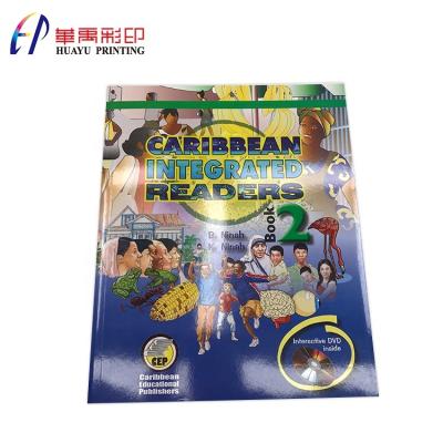 China New designed durable professional softcover services printing student textbook printing for sale