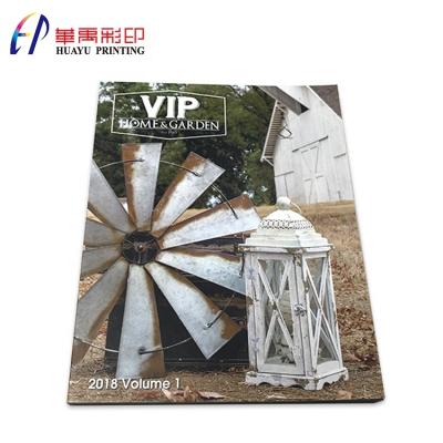 China China durable cheap print on demand high quality softcover fashion met art a4 magazine printing for sale