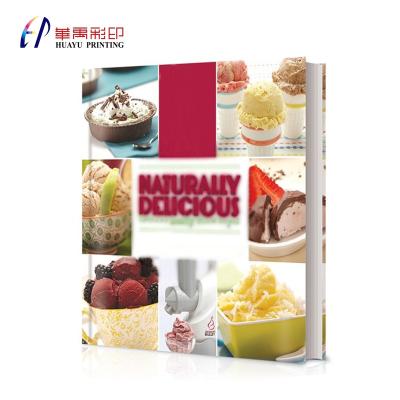 China paper & Cardboard Printed Dessert Chef Recipes Book in Hardback Cover for sale