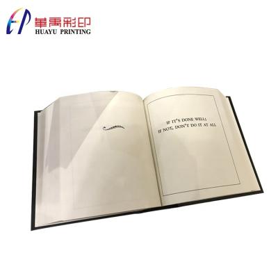 China Custom good quality coffee table hardcover durable printing new book for sale