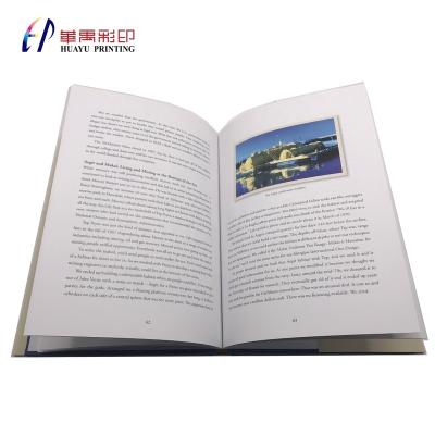 China paper & Cardboard Perfect Binding Hardcover Book Printing With Dust Jacket for sale