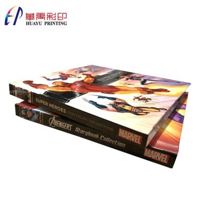 China Durable Custom Cheap Comic Hardcover Paper Book Glossy Printing for sale