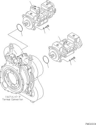 China 708-45-10204  708-4L-00910 708-45-11204 For Komatsu WA700-3 WA800-3 Hydraulic Pump SWITCH PUMP Original High quality for sale