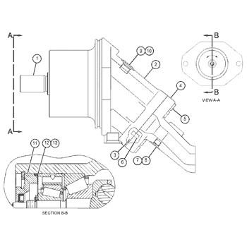 Китай 159-7162 0R4613 Для CAT Track D8R, D8R II гидравлический двигатель GP-PISTON продается