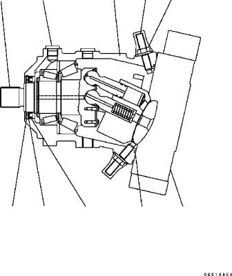 Κίνα 417-18-31301 417-18-31302 417-18-31201 Για την Komatsu WHEEL LOADER WA200-5 WA200PT-5 Υδραυλικός κινητήρας HST αντλία προς πώληση