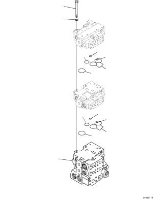 Κίνα 723-63-24100 7236324100 Για την Komatsu D65EX-15 D65EX-15E0 D65PX-15 D65PX-15E0 D65WX-15E0 BULLDOZERS Υδραυλικές κυριότερες βαλβίδες ελέγχου προς πώληση